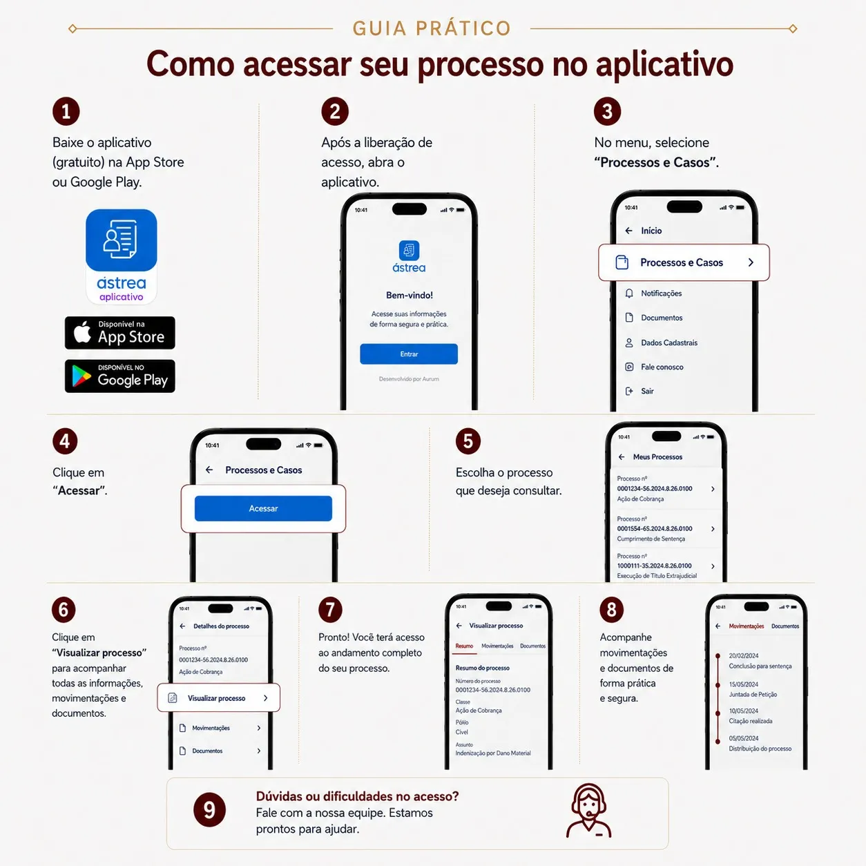Guia de Uso do Aplicativo Astrea